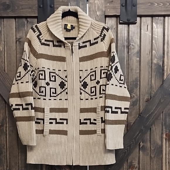 Pendleton Sweaters - Ladies Pendleton Westerly Cardigan The Dude M